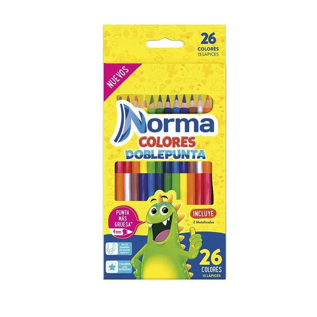 Colores Doble Punta x26 | Más Precisión y Creatividad