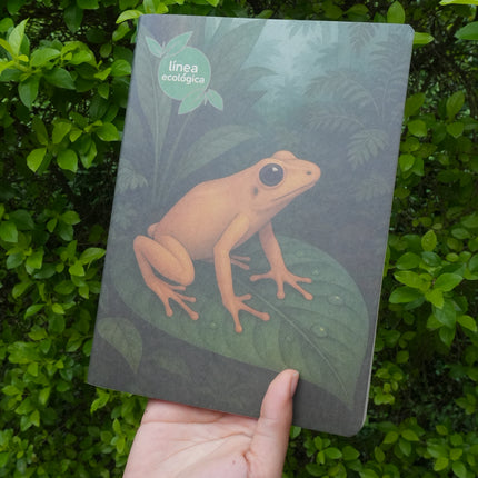 Cuaderno Ecológico de la Rana Dorada | Diseño Único
