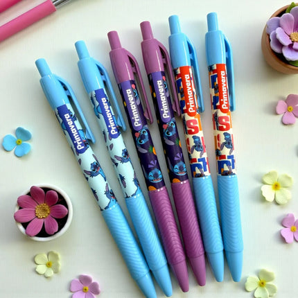 Bolígrafo Stitch Retráctil | Escritura Divertida y Cómoda