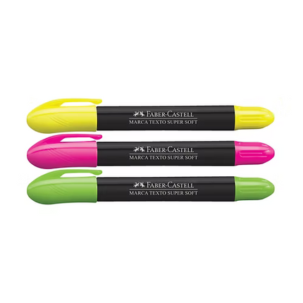 Resaltador Supersoft Gel | Colores Suaves y Precisos