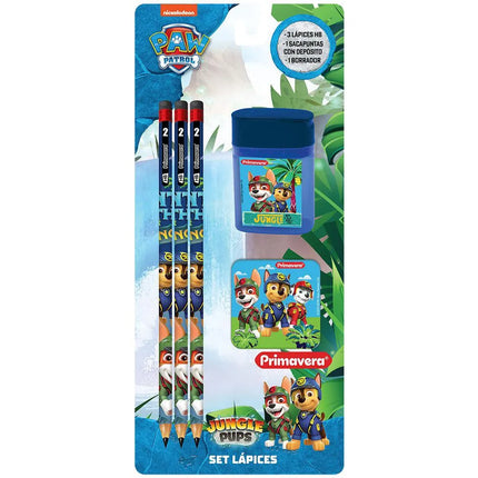 Set Lápiz x3 + Borrador + Sacapunta Niño