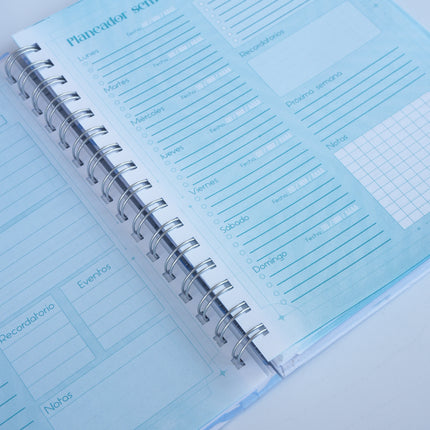Cuaderno con Hojas Azules | Diseño Original y Creativo