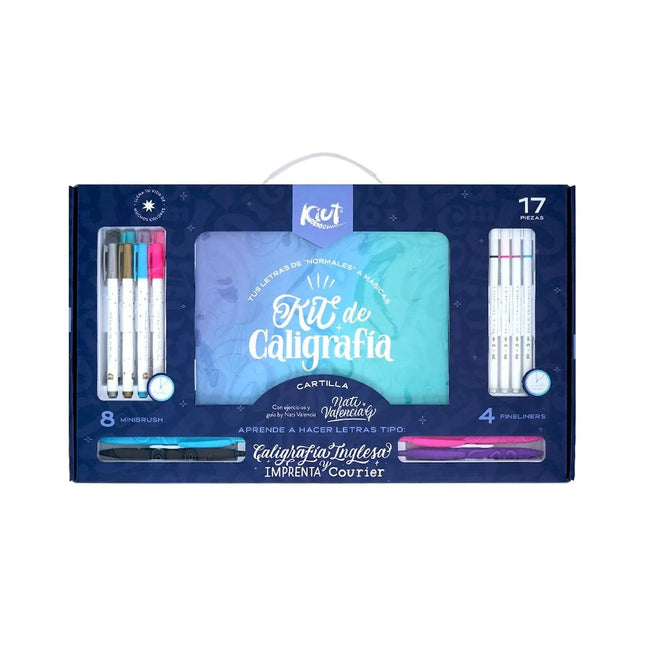 Kit de Caligrafía Kiut by Naty Valencia | Aprende Lettering