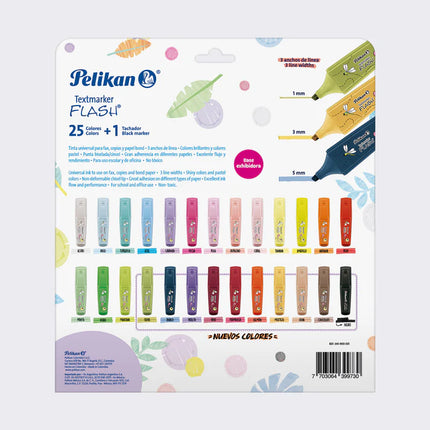 Resaltadores Textmarker Flash Camaleón x26 Pelikan