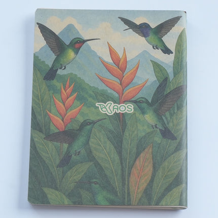 Cuaderno Ecológico de Colibrí | Diseño Natural y Único