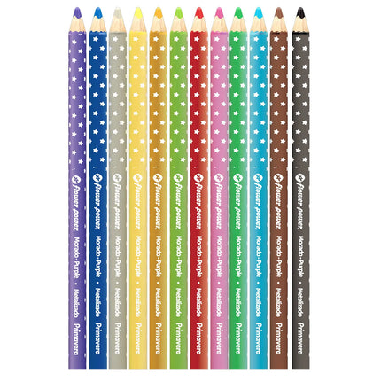 Colores Metalizados Flower Power x12 | Brillo Creativo