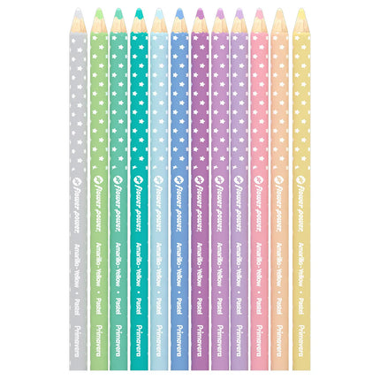 Colores Flower Power Pastel x12 | Set Creativo Suave