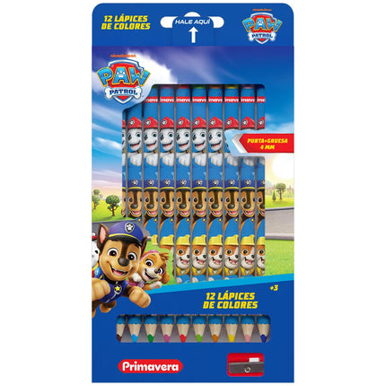 Colores Paw Patrol X12 | Lápices Infantiles
