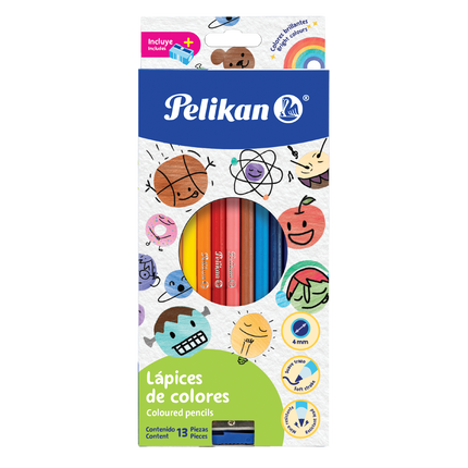 Lápices de Colores x13 Pelikan