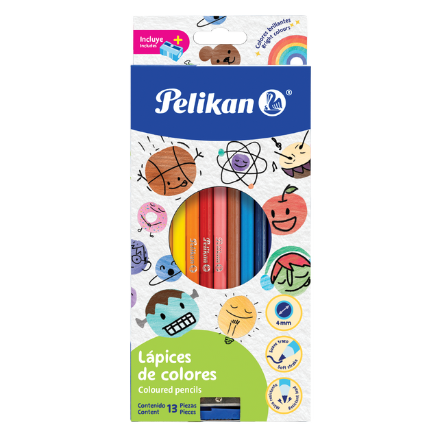 Lápices de Colores x13 Pelikan