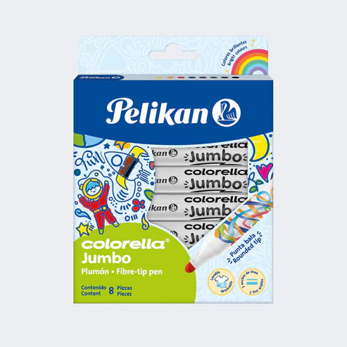 Plumones Colorella Jumbo x8