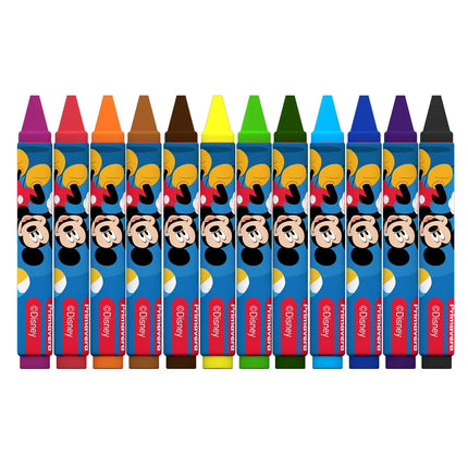 Crayones Mickey Mouse Pre Escolar x12 | Colores para Niños