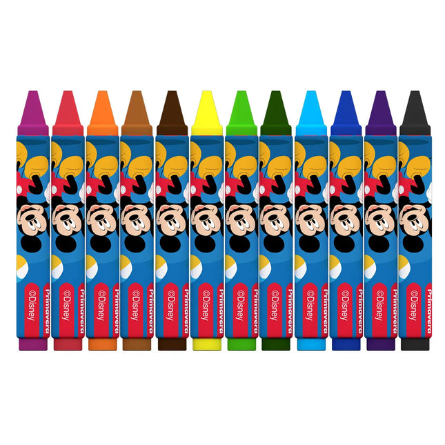 Crayones Mickey Mouse Pre Escolar x12 | Colores para Niños