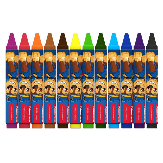 Crayones Paw Patrol Preescolar x12 | Colores Infantiles