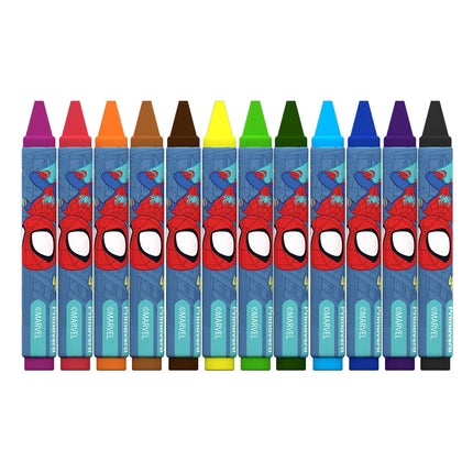 Crayones Spidey Preescolar x12 | Colores Infantiles