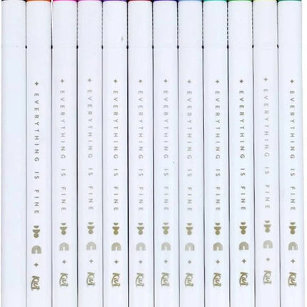 Fineliners Colores Lindos x12 Kiut | Trazos Precisos