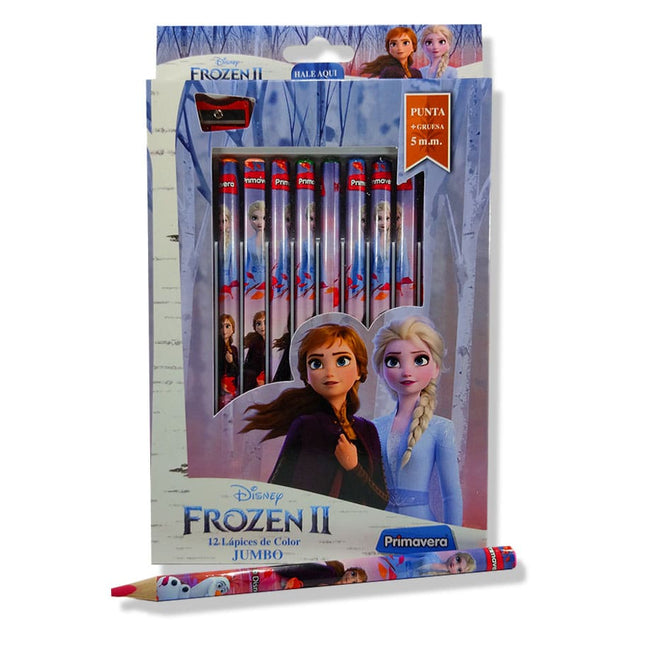 Colores Frozen Preescolar x12 | Set Infantil Creativo