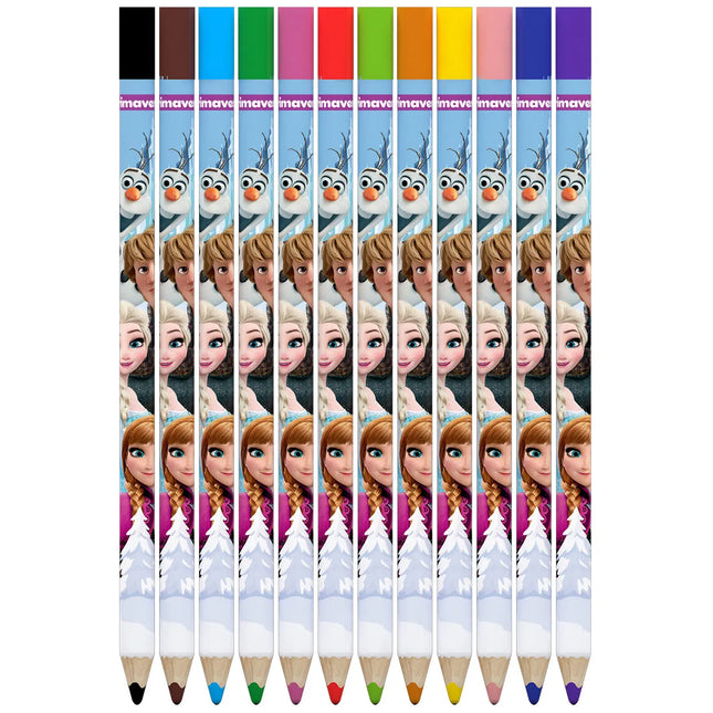 Colores Frozen Niña x12
