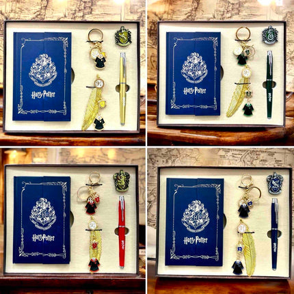 Kit Harry Potter con Bolígrafo, Agenda, llavero y Separador