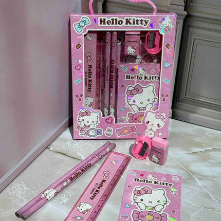 Caja Kit Hello Kitty | Set de Papelería Kawaii Completo