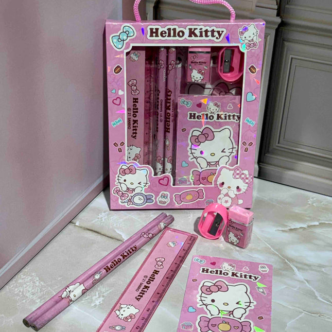 Caja Kit Hello Kitty | Set de Papelería Kawaii Completo