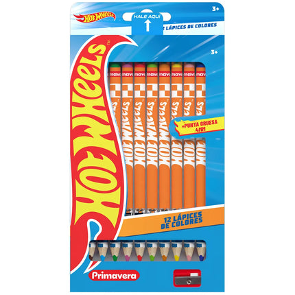 Colores Hot Wheels Niño x12 | Set Creativo