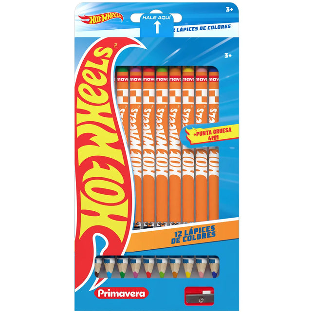 Colores Hot Wheels Niño x12 | Set Creativo