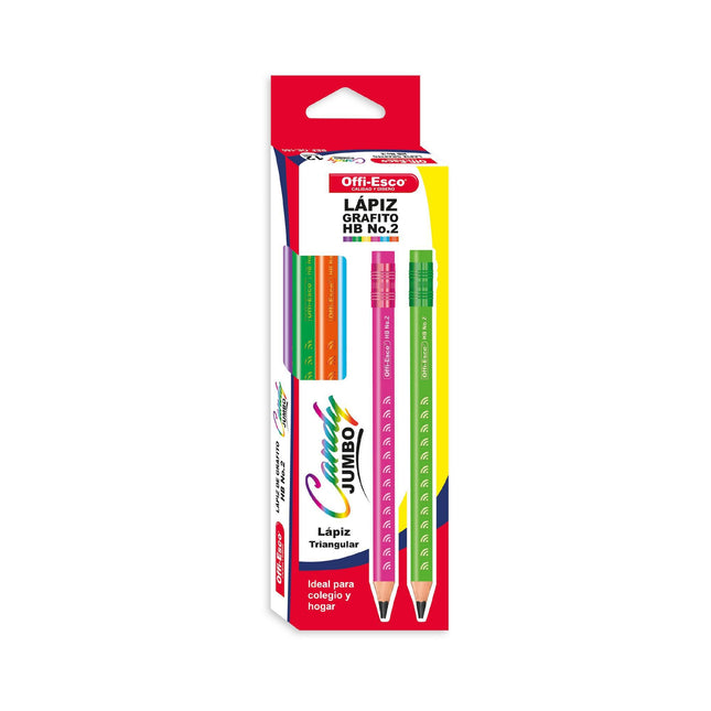 Lápiz grafito JUMBO triangular