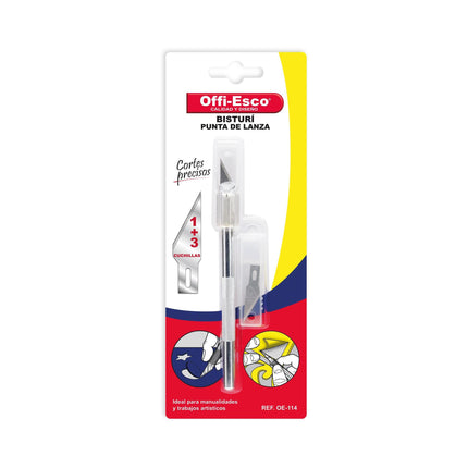 Bisturí punta de lanza