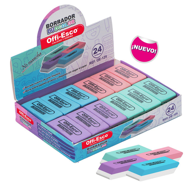 Borrador duocolor GRANDE OE-125