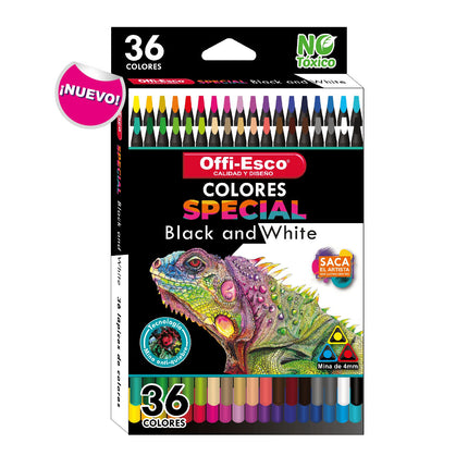 Colores Special Black and White Triangulares x 36
