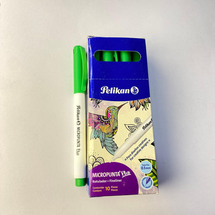 Micropunta plus CJ /10 Verde limón