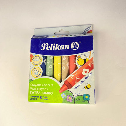 Pelicrayones extra jumbo CJ/8 colores surtidos
