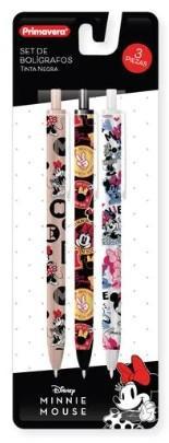 Boligrafo retra primavera blisx3minnie mouse