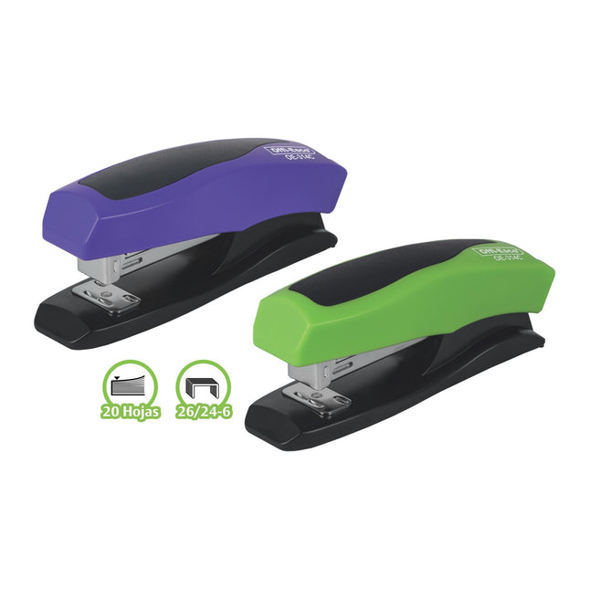 Grapadora mediana plástica – metálica