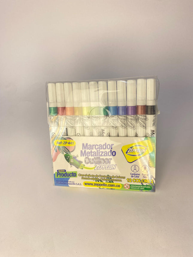 marcador metalizado outliner zp441 zeppelin pc*96