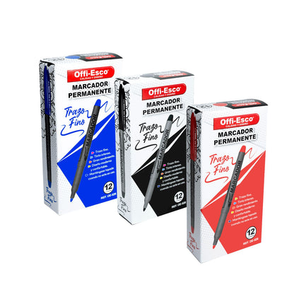 Marcador Permanente Trazo Fina Oe-526