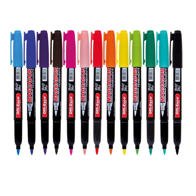 Marcador permanente punta fina