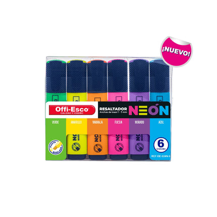 Resaltador pastel cuerpo plano OE-534p-10