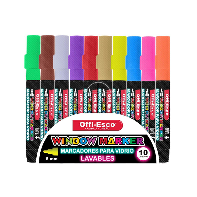 Marcador para vidrio lavable 5 m