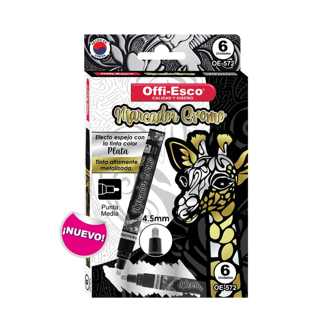 Marcador Cromo punta media 4.5m