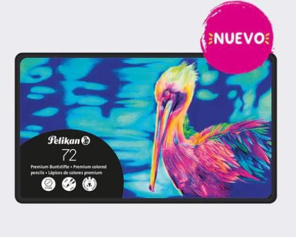 Lapices de color super premium C/72 hexagonal (Caja metalica)