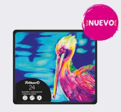 Lapices de color super premium C/24 hexagonal  (Caja metalica)