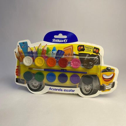 Acuarela escolar TJ/12 colores surtidos