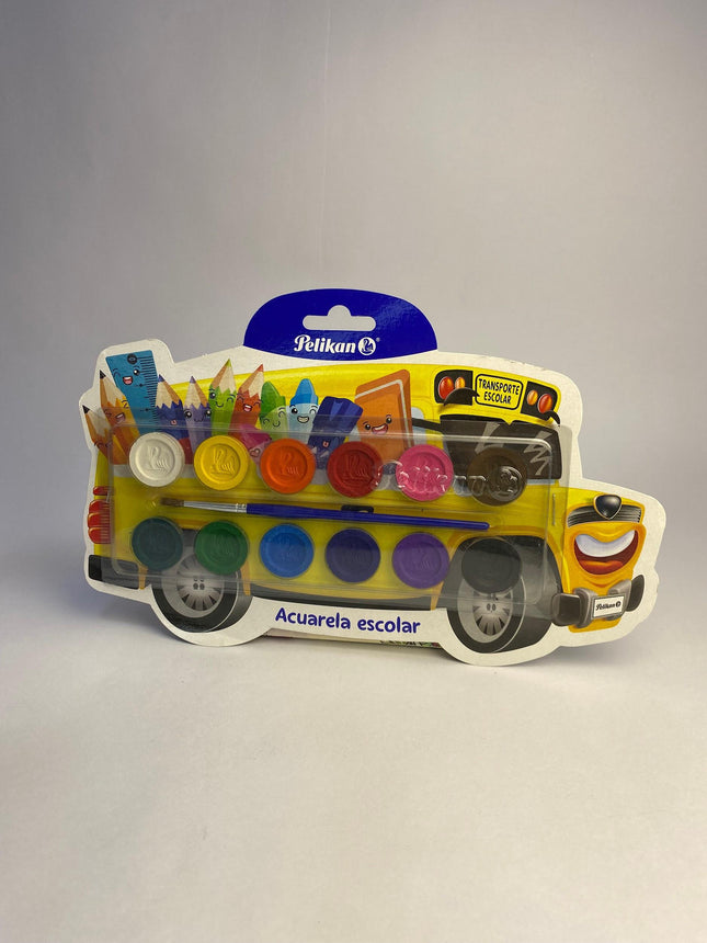 Acuarela escolar TJ/12 colores surtidos