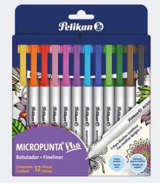 Blister micropunta plus x 12 pz