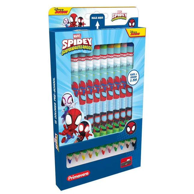 Colores Spidey Pre-School Niño X12 Jumbo