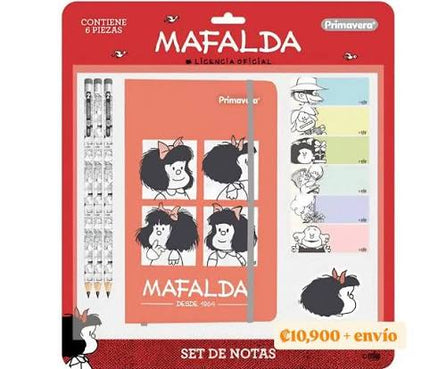 Set de Notas Mafalda Primavera | Papelería Creativa