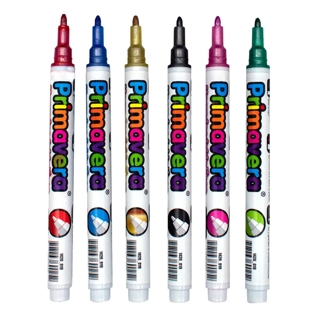 Marcadores Doble Línea x6 | Efecto Creativo y Color