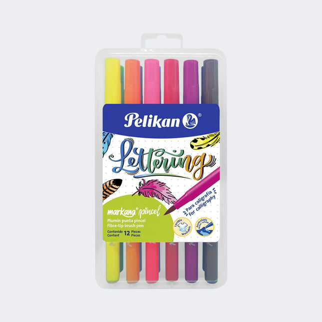 Markana Punta Pincel Colores Vivos Pelikan